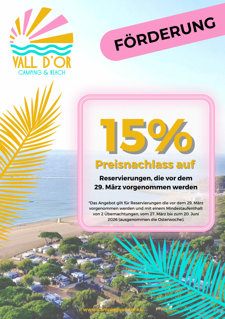 Angebote – 15 % Rabatt Camping Vall d’Or
