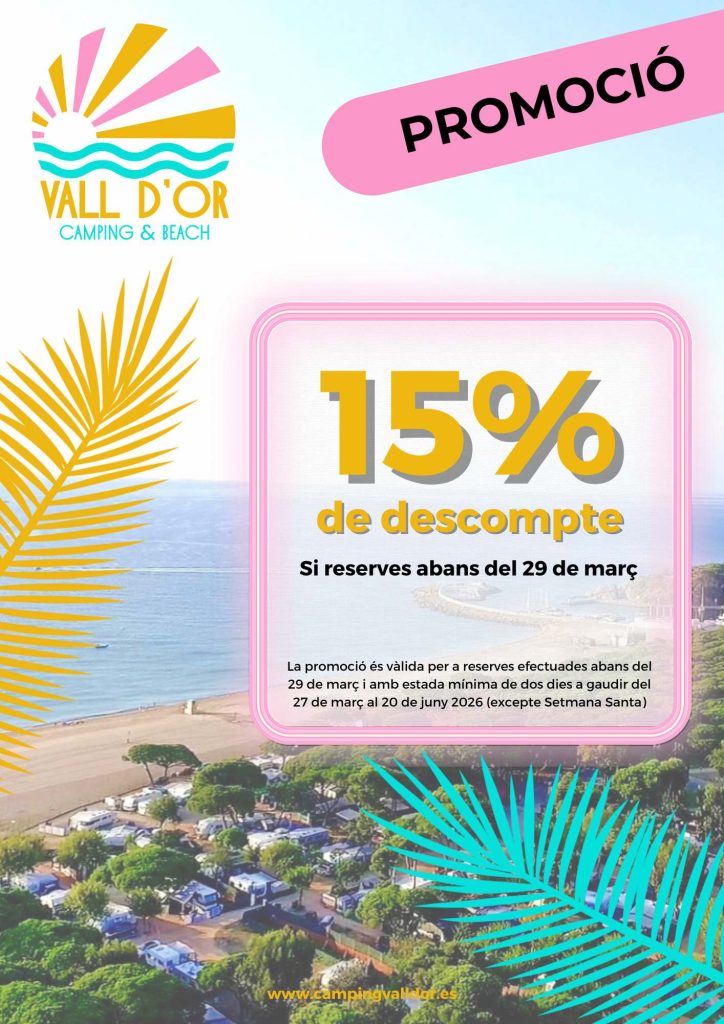 Flyer de promoció del 15%