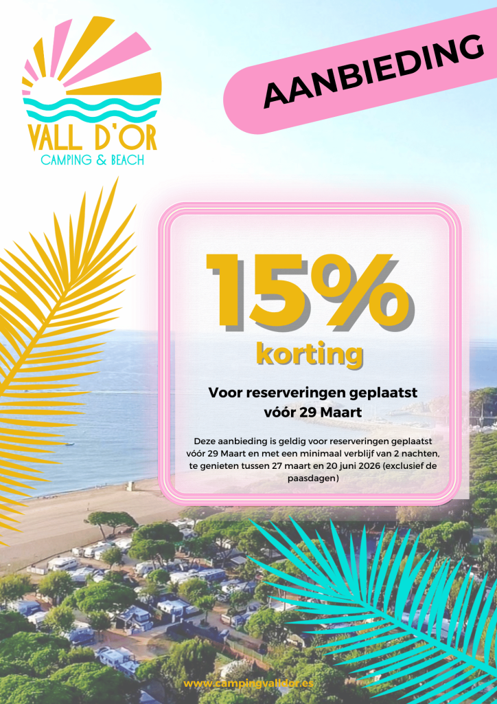 Aanbiedingen – 15 % Korting Camping Vall d’Or